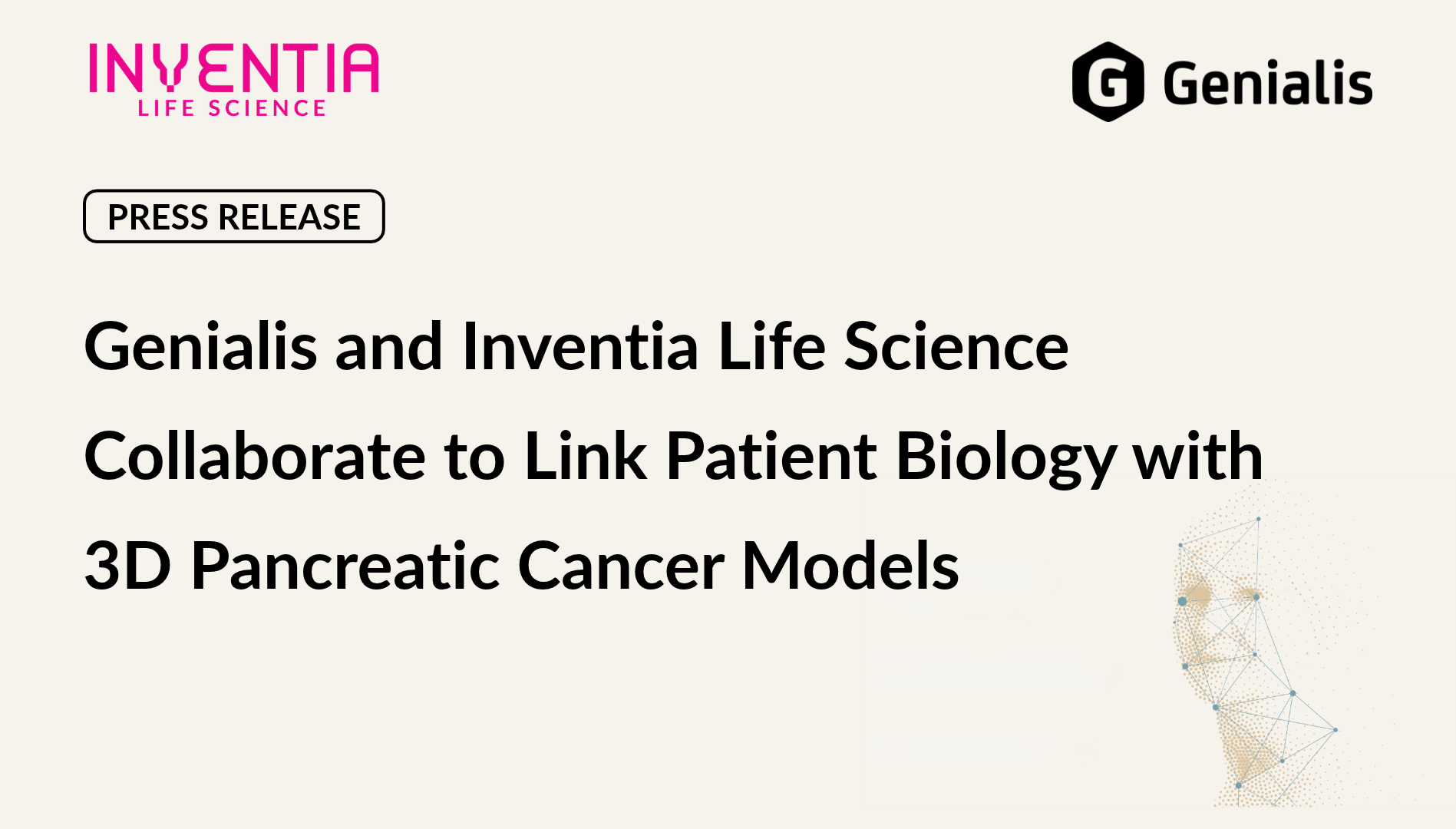 Genialis and Inventia Life Science Collaborate to Link Patient Biology with 3D Pancreatic Cancer Models