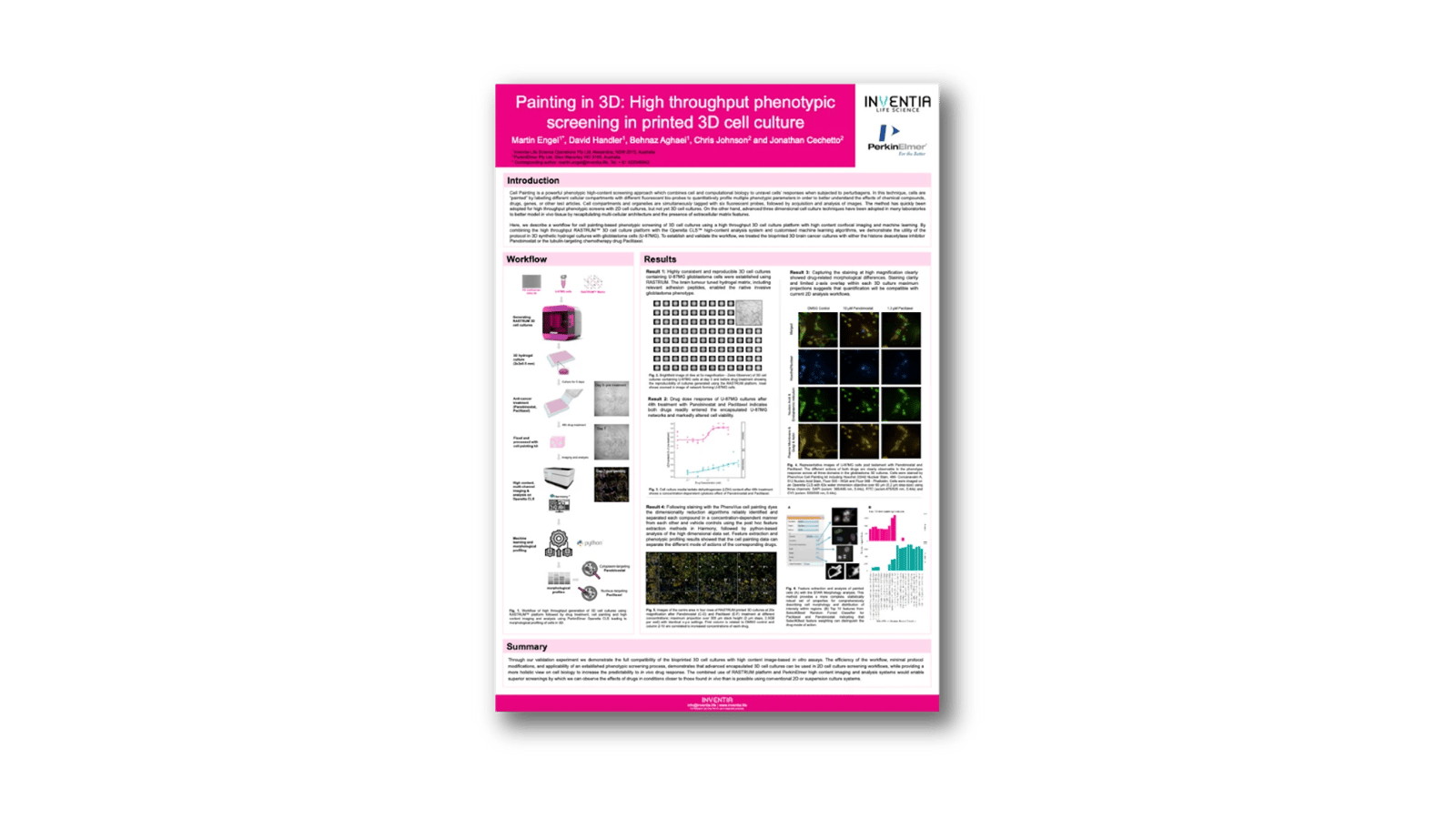 Painting in 3D: High throughput phenotypic screening in printed 3D cell culture