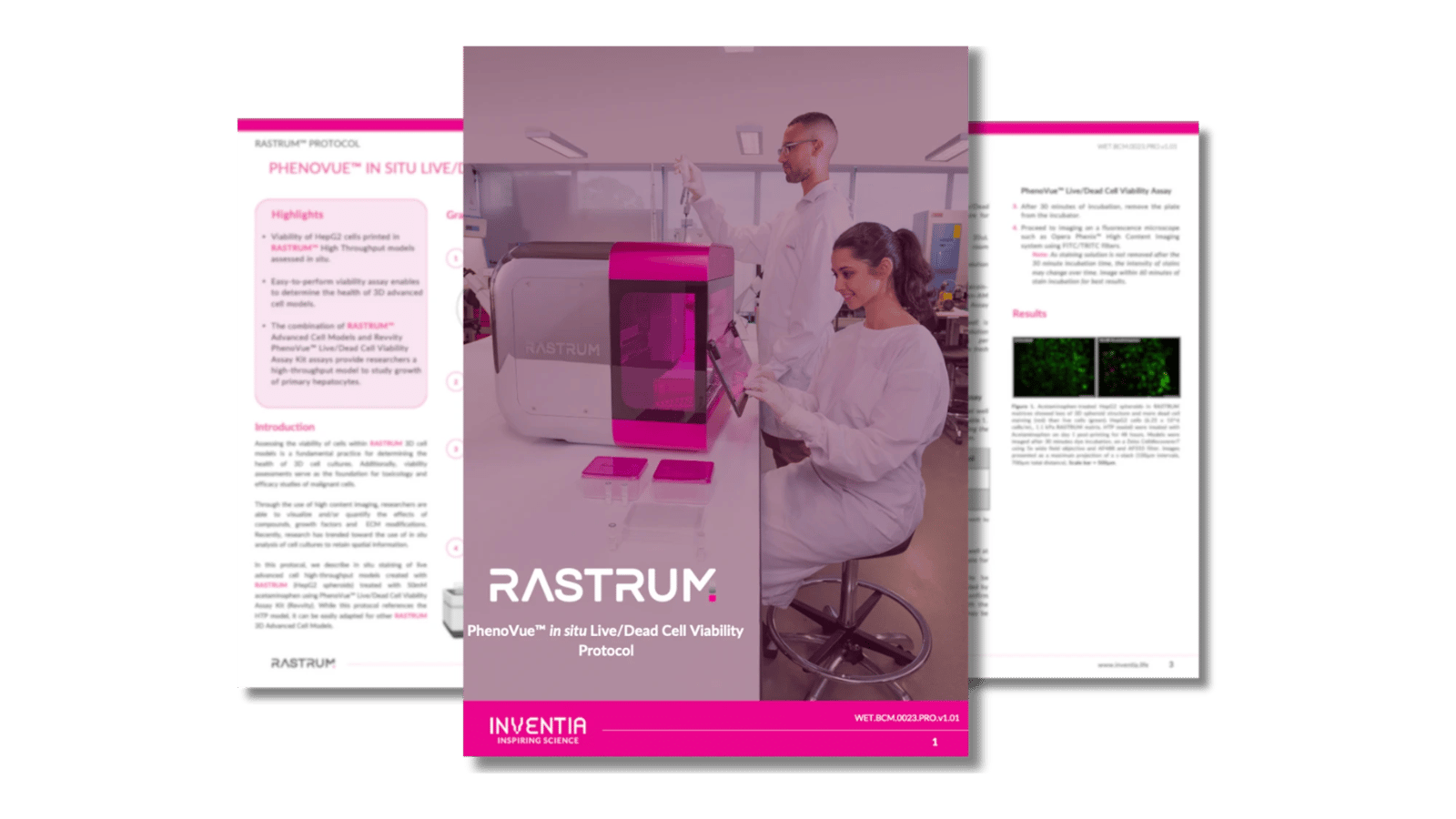PhenoVue™ In Situ Live/Dead Cell Viability with RASTRUM™ 3D Advanced Cell Models