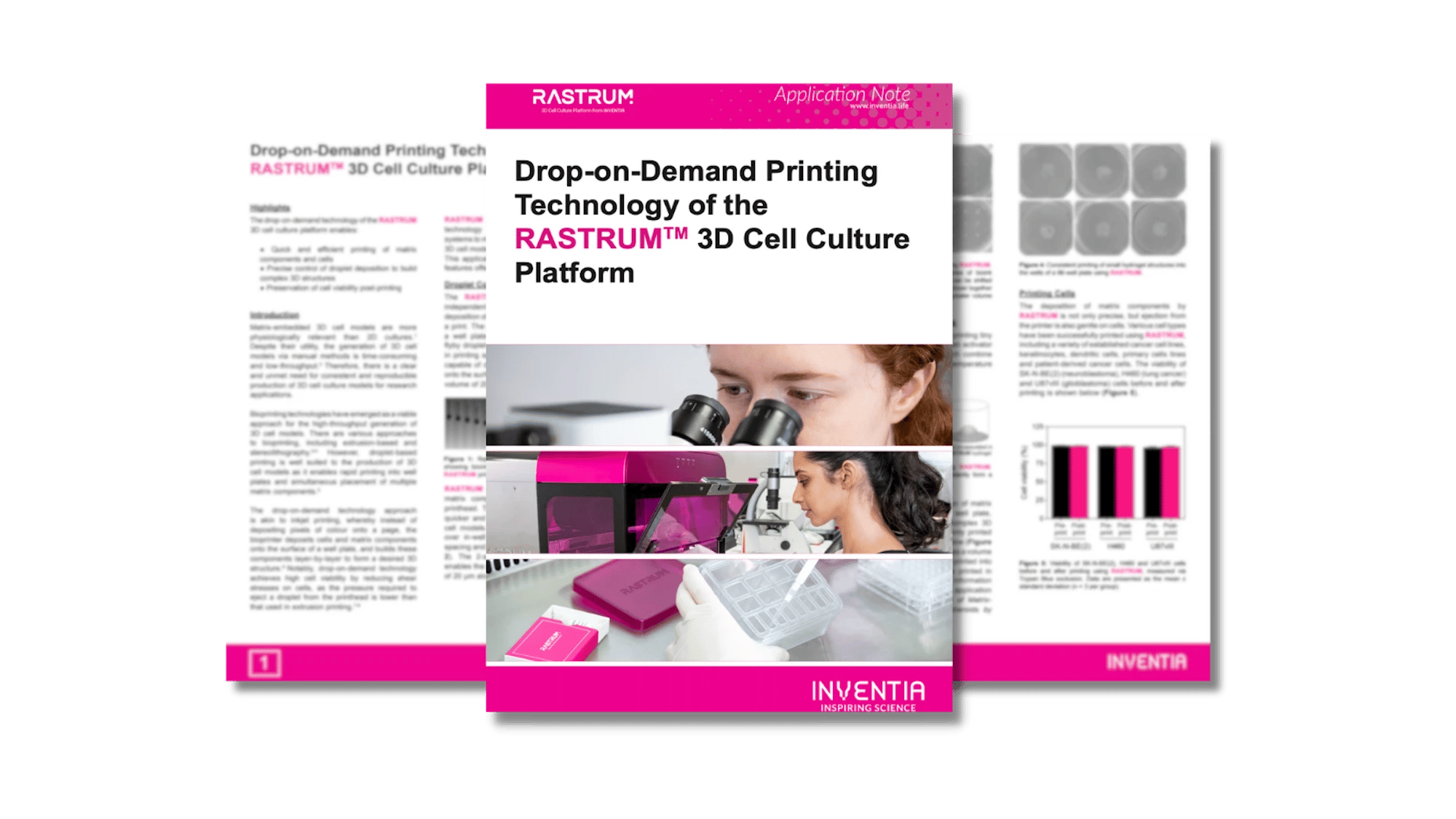Drop-on-demand printing technology of the RASTRUM™ 3D cell culture platform