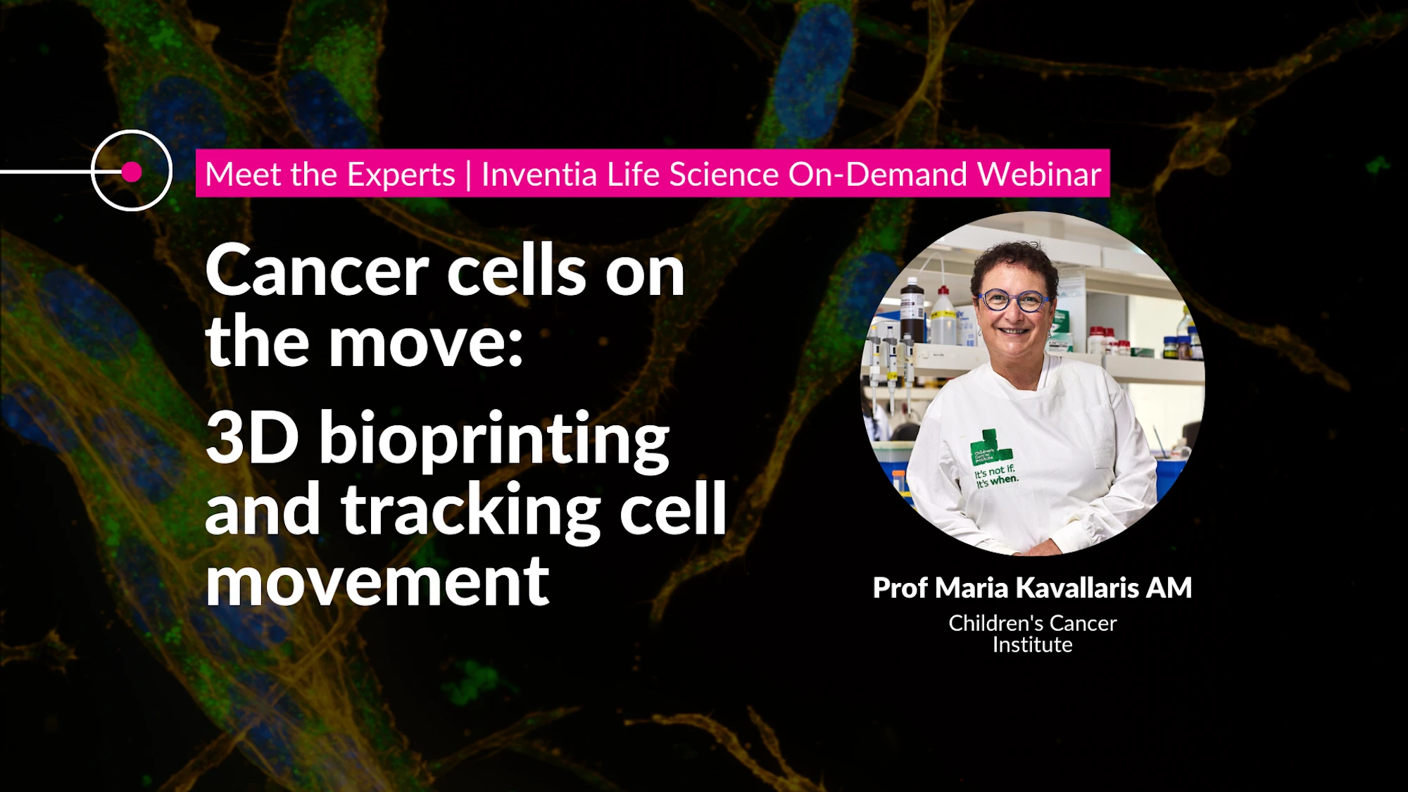 Cancer cells on the move: 3D bioprinting and tracking cell movement