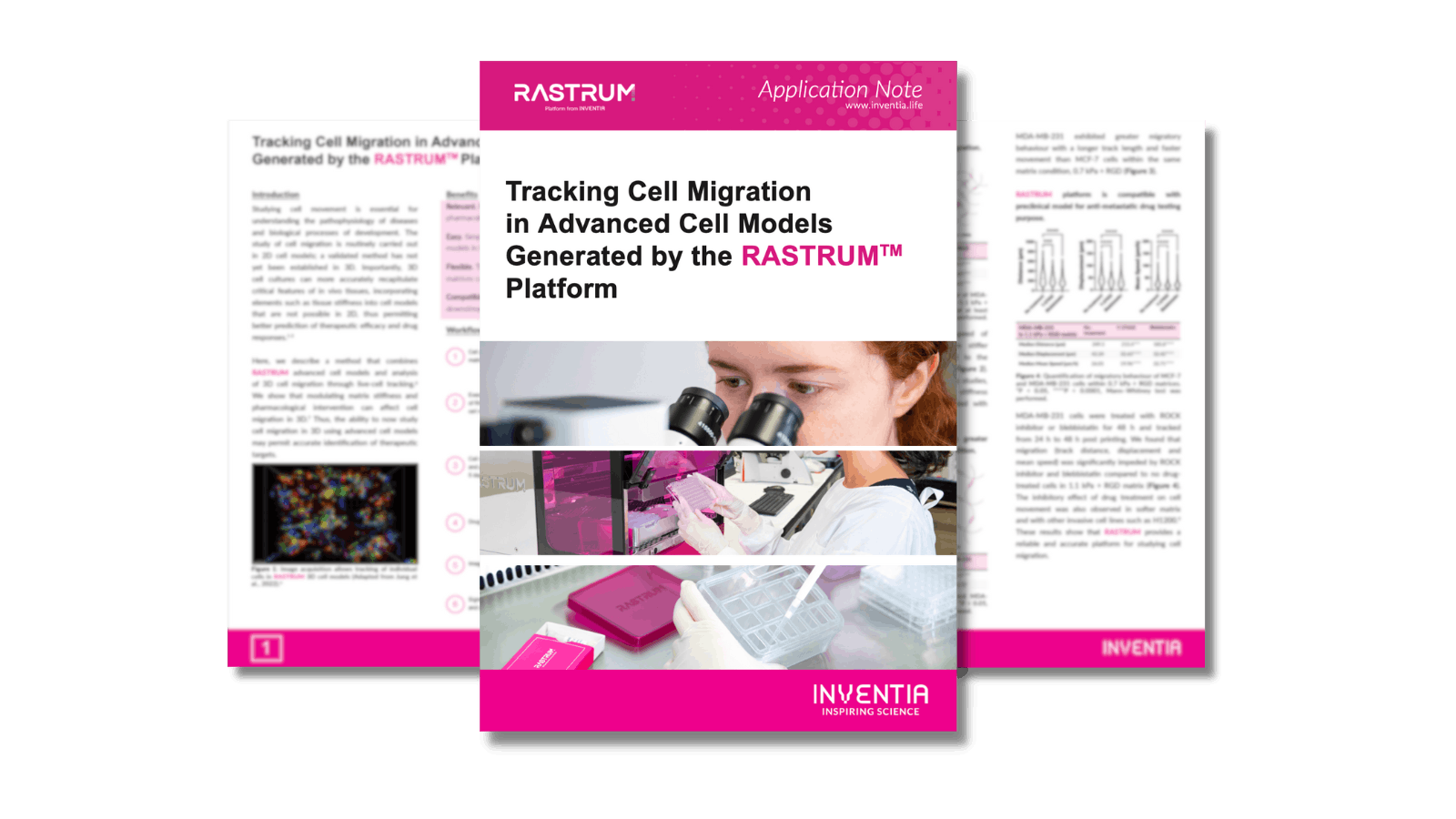 Tracking cell migration in advanced cell models generated by the RASTRUM™ Platform