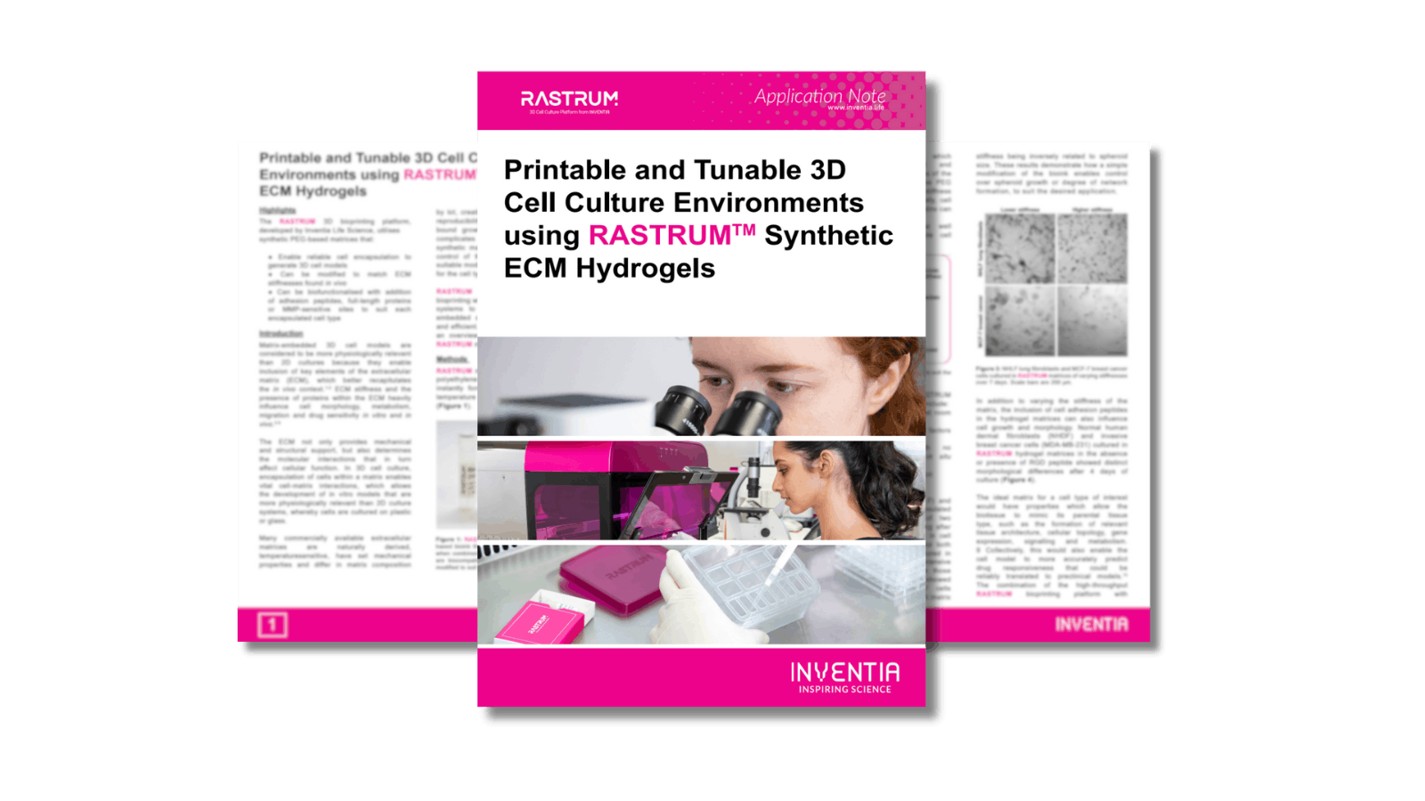 Printable and tunable 3D cell culture environments using RASTRUM™ Matrices