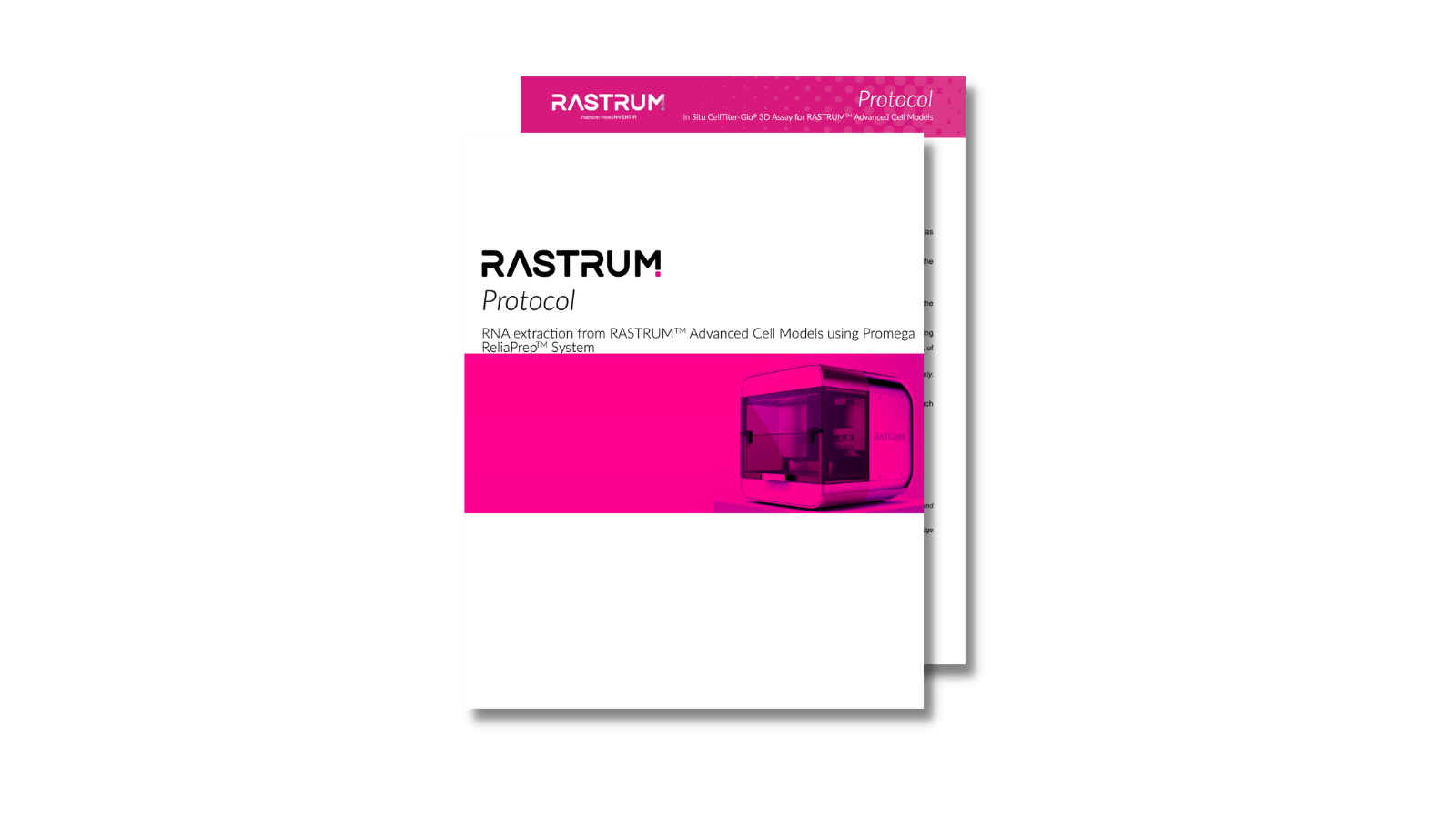 RNA extraction from RASTRUM™ Advanced Cell Models using Promega ReliaPrep™ System