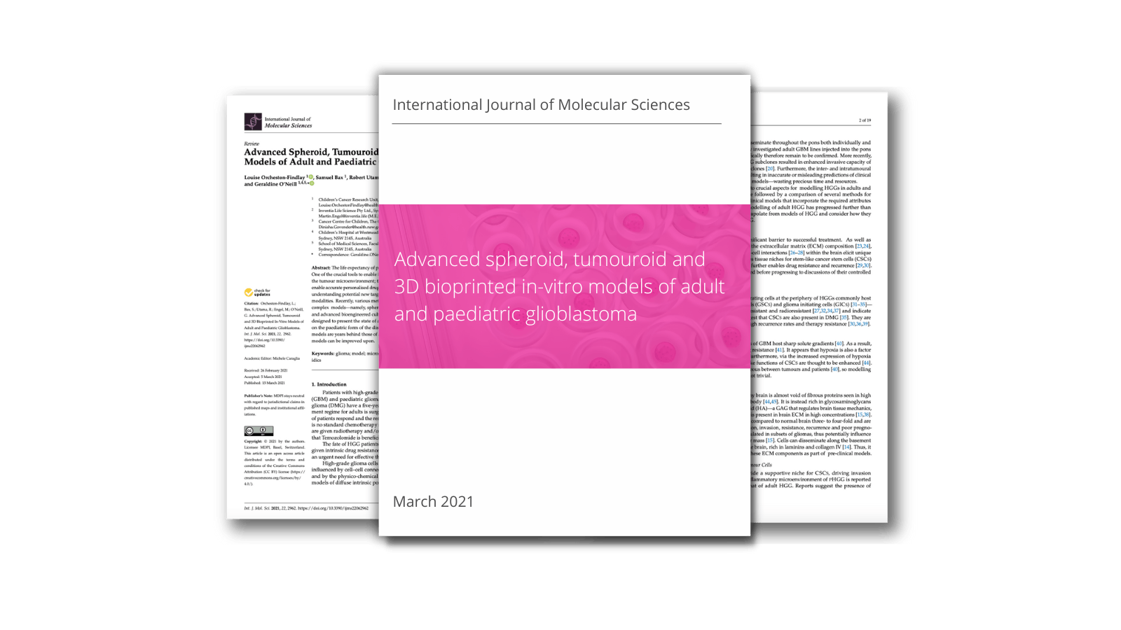 Advanced spheroid, tumouroid and 3D bioprinted in-vitro models of adult and paediatric glioblastoma