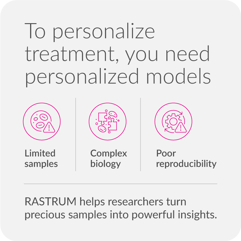 To personalize treatments need personalized models